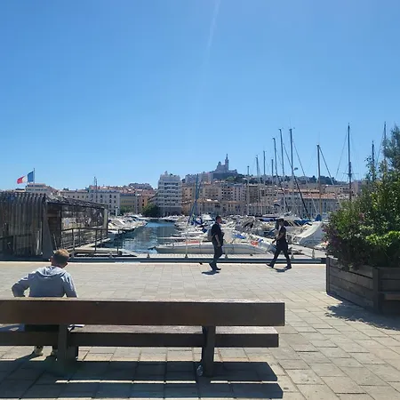 Superbe Appartement, Vue Notre Dame De La Garde, Vieux Port Marseilles Buitenkant foto