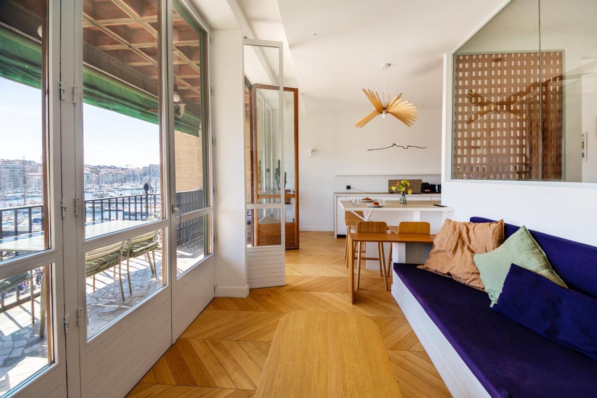 Superbe Appartement, Vue Notre Dame De La Garde, Vieux Port Marseille